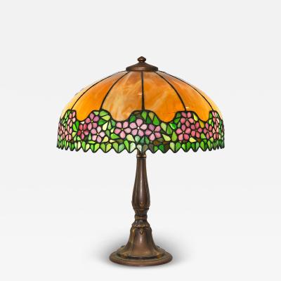  Handel Co Original Antique Handel Style Table Lamp Circa 1920