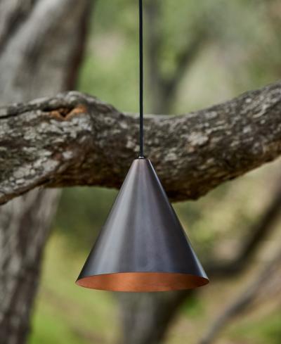  Hans Agne Jakobsson Hans Agne Jakobsson Dark Brown Patinated Tratten Outdoor Pendant