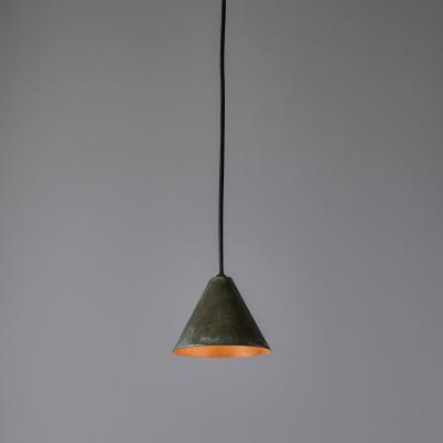  Hans Agne Jakobsson Hans Agne Jakobsson Darkly Patinated Mini Tratten Outdoor Pendant