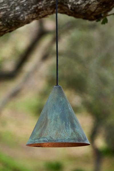  Hans Agne Jakobsson Hans Agne Jakobsson Darkly Patinated Tratten Outdoor Pendant