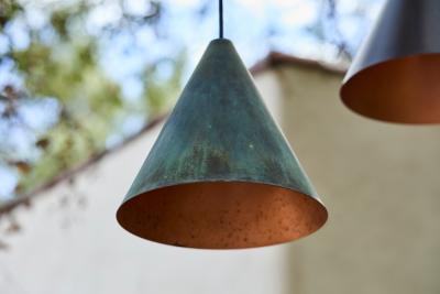  Hans Agne Jakobsson Hans Agne Jakobsson Darkly Patinated Tratten Outdoor Pendant