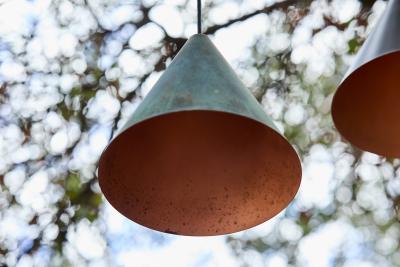  Hans Agne Jakobsson Hans Agne Jakobsson Darkly Patinated Tratten Outdoor Pendant