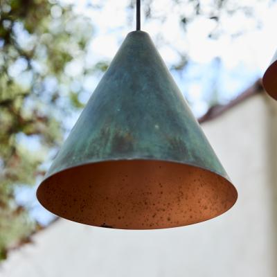  Hans Agne Jakobsson Hans Agne Jakobsson Darkly Patinated Tratten Outdoor Pendant