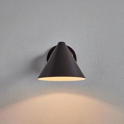  Hans Agne Jakobsson Hans Agne Jakobsson Mini Tratten Dark Brown Patinated Outdoor Sconce