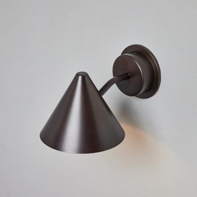 Hans Agne Jakobsson Hans Agne Jakobsson Mini Tratten Dark Brown Patinated Outdoor Sconce