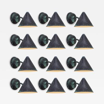  Hans Agne Jakobsson Hans Agne Jakobsson Mini Tratten Darkly Patinated Outdoor Sconce