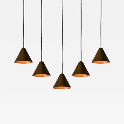  Hans Agne Jakobsson Hans Agne Jakobsson Mini Tratten Outdoor Pendant in Brown