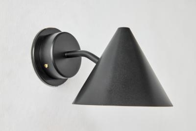  Hans Agne Jakobsson Hans Agne Jakobsson Mini Tratten Outdoor Sconce in Black