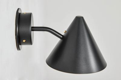  Hans Agne Jakobsson Hans Agne Jakobsson Mini Tratten Outdoor Sconce in Black