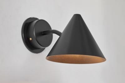  Hans Agne Jakobsson Hans Agne Jakobsson Mini Tratten Outdoor Sconce in Black
