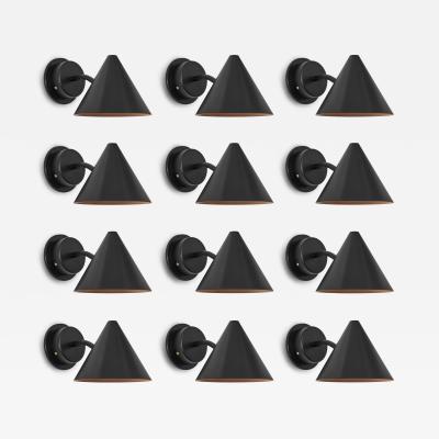  Hans Agne Jakobsson Hans Agne Jakobsson Mini Tratten Outdoor Sconce in Black