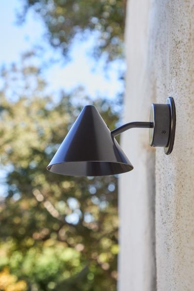  Hans Agne Jakobsson Hans Agne Jakobsson Mini Tratten Outdoor Sconce in Painted Bronze