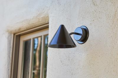 Hans Agne Jakobsson Hans Agne Jakobsson Mini Tratten Outdoor Sconce in Painted Bronze