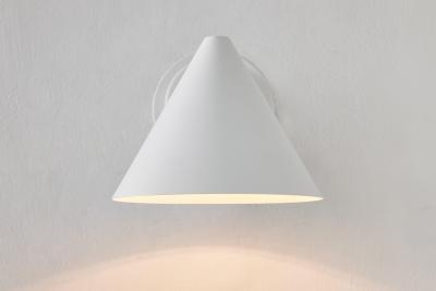  Hans Agne Jakobsson Hans Agne Jakobsson Mini Tratten Outdoor Sconce in White