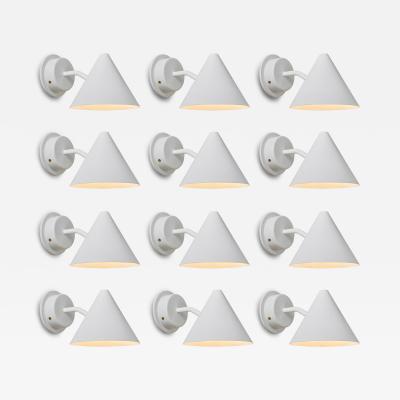  Hans Agne Jakobsson Hans Agne Jakobsson Mini Tratten Outdoor Sconce in White