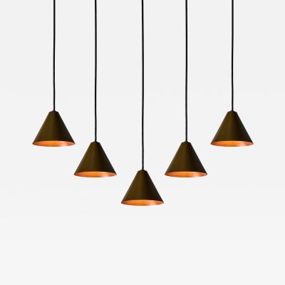  Hans Agne Jakobsson Hans Agne Jakobsson Mini Tratten Pendant in Brown