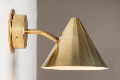  Hans Agne Jakobsson Hans Agne Jakobsson Mini Tratten Polished Brass Outdoor Sconce