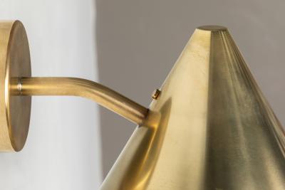  Hans Agne Jakobsson Hans Agne Jakobsson Mini Tratten Polished Brass Outdoor Sconce