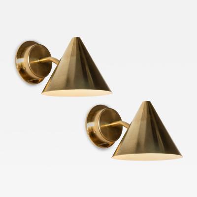  Hans Agne Jakobsson Hans Agne Jakobsson Mini Tratten Polished Brass Outdoor Sconce