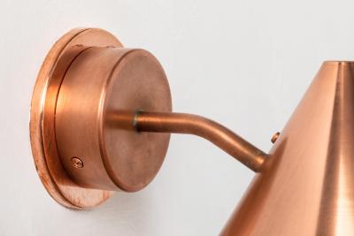  Hans Agne Jakobsson Hans Agne Jakobsson Mini Tratten Polished Copper Outdoor Sconce