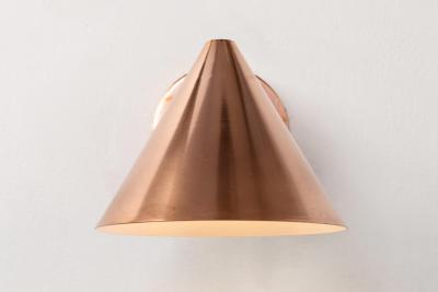  Hans Agne Jakobsson Hans Agne Jakobsson Mini Tratten Polished Copper Outdoor Sconce