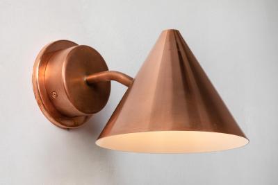  Hans Agne Jakobsson Hans Agne Jakobsson Mini Tratten Polished Copper Outdoor Sconce