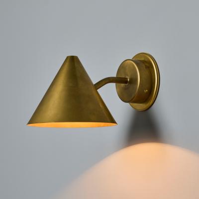  Hans Agne Jakobsson Hans Agne Jakobsson Mini Tratten Raw Brass Outdoor Sconce