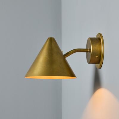  Hans Agne Jakobsson Hans Agne Jakobsson Mini Tratten Raw Brass Outdoor Sconce