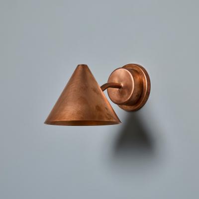  Hans Agne Jakobsson Hans Agne Jakobsson Mini Tratten Raw Copper Outdoor Sconce