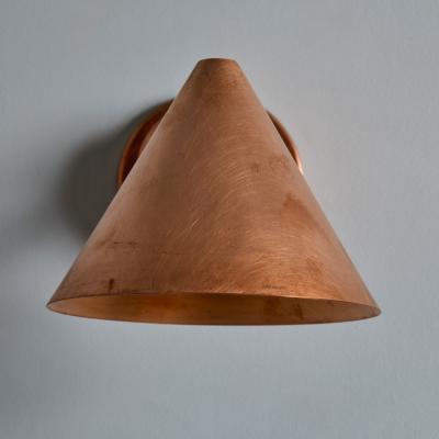  Hans Agne Jakobsson Hans Agne Jakobsson Mini Tratten Raw Copper Outdoor Sconce