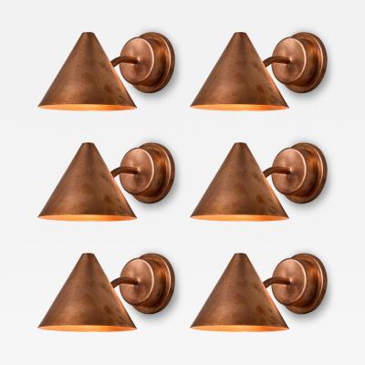  Hans Agne Jakobsson Hans Agne Jakobsson Mini Tratten Raw Copper Outdoor Sconce