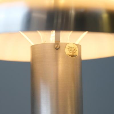  Hans Agne Jakobsson Hans Agne Jakobsson Table Lamp Model BN25 in Aluminum Markaryd 1960s