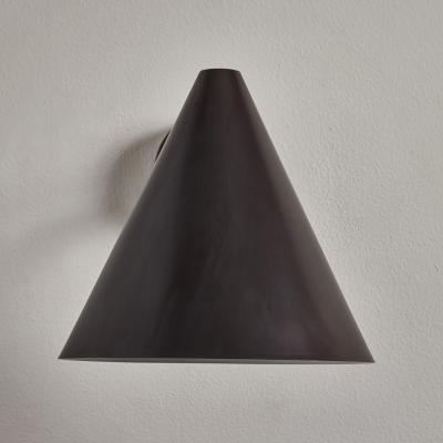  Hans Agne Jakobsson Hans Agne Jakobsson Tratten Dark Brown Patinated Outdoor Sconce