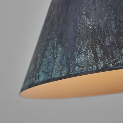  Hans Agne Jakobsson Hans Agne Jakobsson Tratten Darkly Patinated Outdoor Sconce