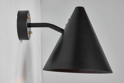  Hans Agne Jakobsson Hans Agne Jakobsson Tratten Outdoor Sconce in Black
