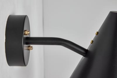  Hans Agne Jakobsson Hans Agne Jakobsson Tratten Outdoor Sconce in Black