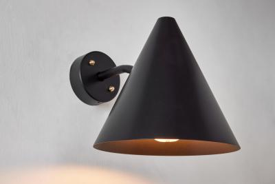  Hans Agne Jakobsson Hans Agne Jakobsson Tratten Outdoor Sconce in Black