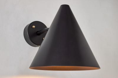  Hans Agne Jakobsson Hans Agne Jakobsson Tratten Outdoor Sconce in Black