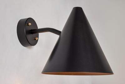  Hans Agne Jakobsson Hans Agne Jakobsson Tratten Outdoor Sconce in Black