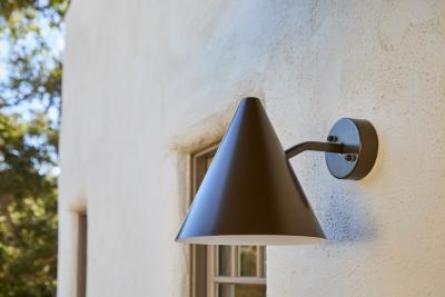  Hans Agne Jakobsson Hans Agne Jakobsson Tratten Outdoor Sconce in Painted Brown