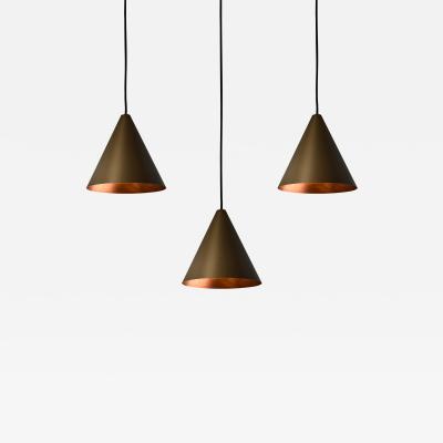 Hans Agne Jakobsson Hans Agne Jakobsson Tratten Pendant in Brown