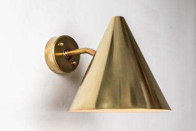  Hans Agne Jakobsson Hans Agne Jakobsson Tratten Polished Brass Outdoor Sconce