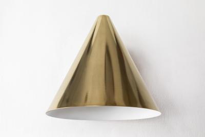  Hans Agne Jakobsson Hans Agne Jakobsson Tratten Polished Brass Outdoor Sconce