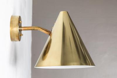  Hans Agne Jakobsson Hans Agne Jakobsson Tratten Polished Brass Outdoor Sconce