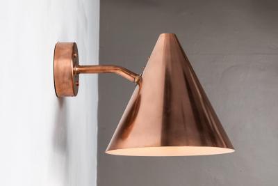 Hans Agne Jakobsson Hans Agne Jakobsson Tratten Polished Copper Outdoor Sconce