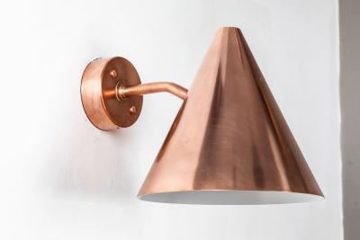  Hans Agne Jakobsson Hans Agne Jakobsson Tratten Polished Copper Outdoor Sconce