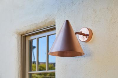  Hans Agne Jakobsson Hans Agne Jakobsson Tratten Raw Copper Outdoor Sconce