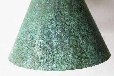  Hans Agne Jakobsson Hans Agne Jakobsson Tratten Verdigris Patinated Outdoor Sconce