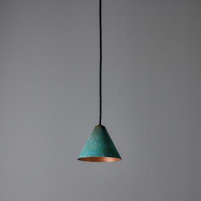  Hans Agne Jakobsson Hans Agne Jakobsson Verdigris Patinated Mini Tratten Outdoor Pendant