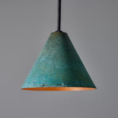  Hans Agne Jakobsson Hans Agne Jakobsson Verdigris Patinated Mini Tratten Pendant